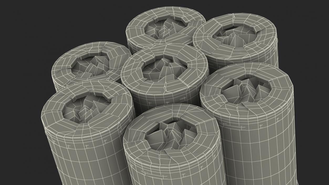 Dynamite Time Bomb Dirty 3D model