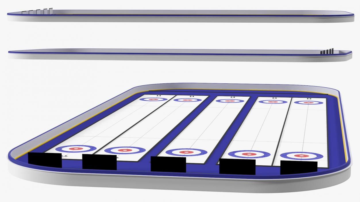 3D Curling Arena model