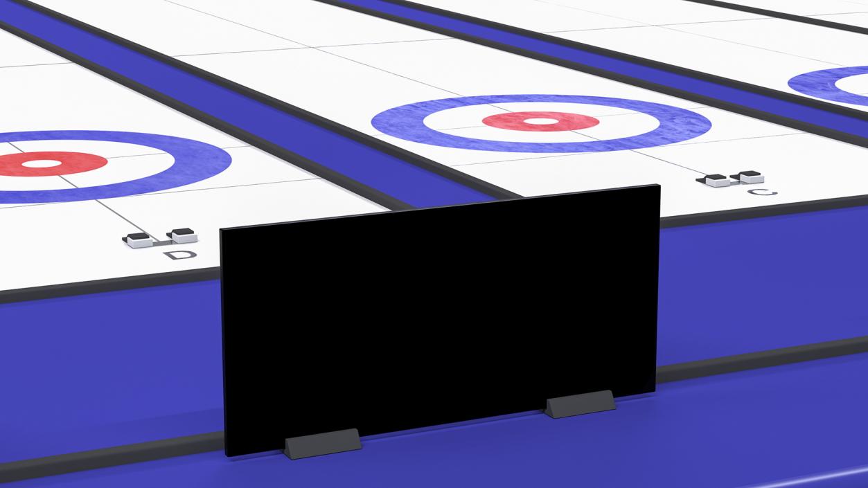 3D Curling Arena model