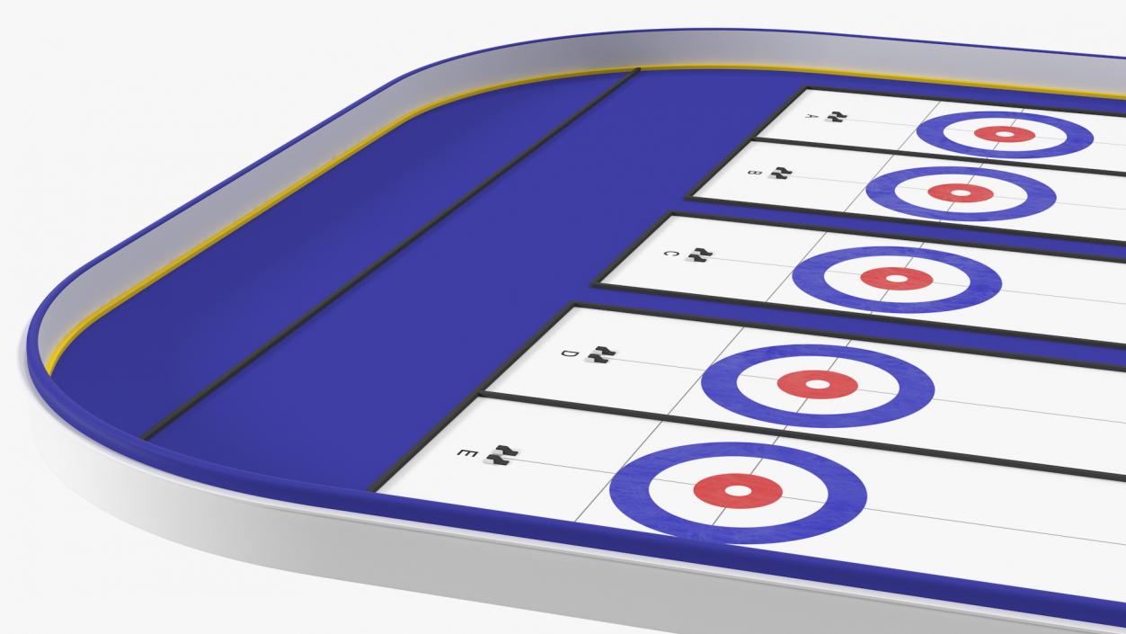 3D Curling Arena model