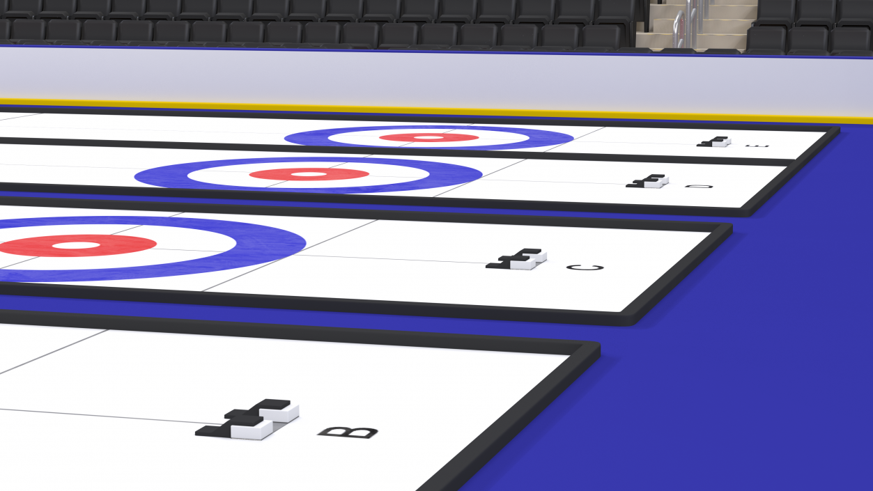 3D Curling Arena model