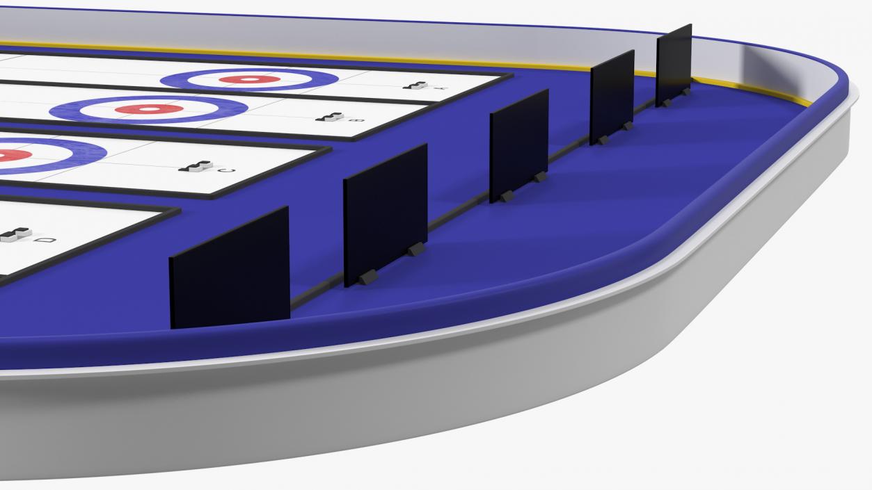 3D Curling Arena model