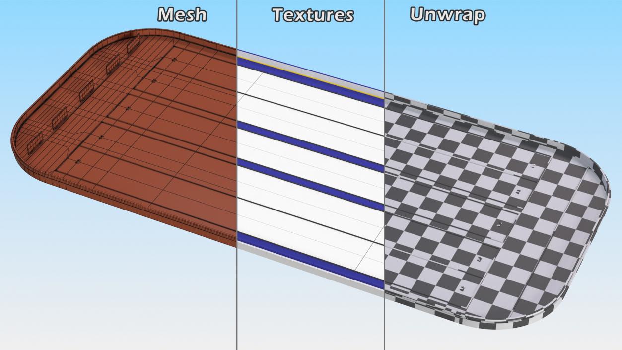 3D Curling Arena model