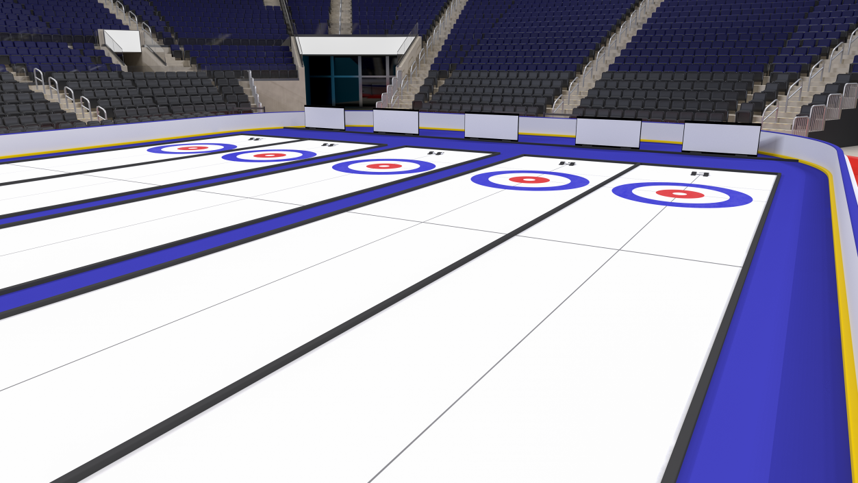 3D Curling Arena model