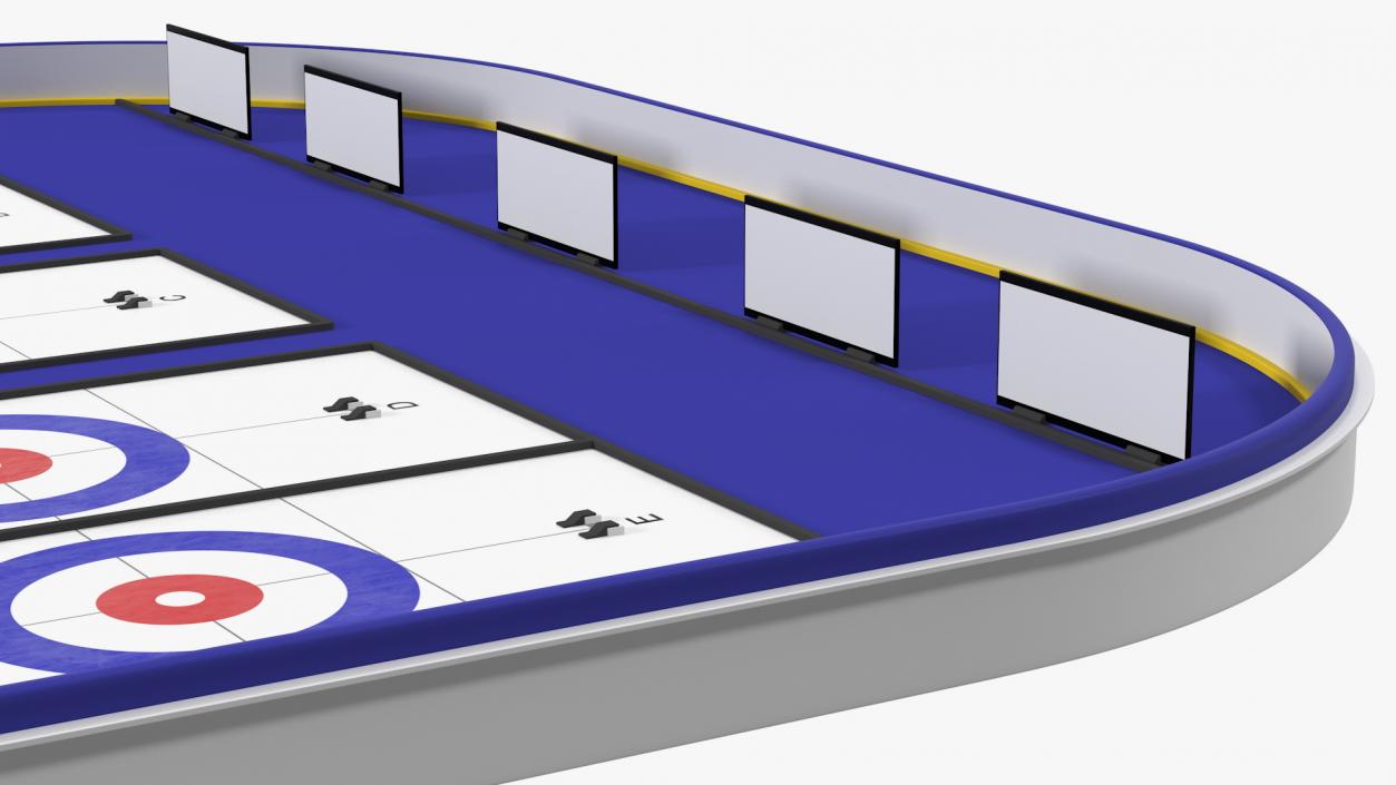 3D Curling Arena model