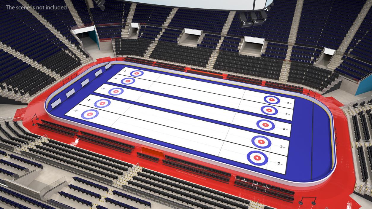 3D Curling Arena model