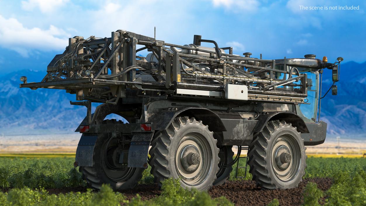 3D Self Propelled Crop Sprayer Dirty model