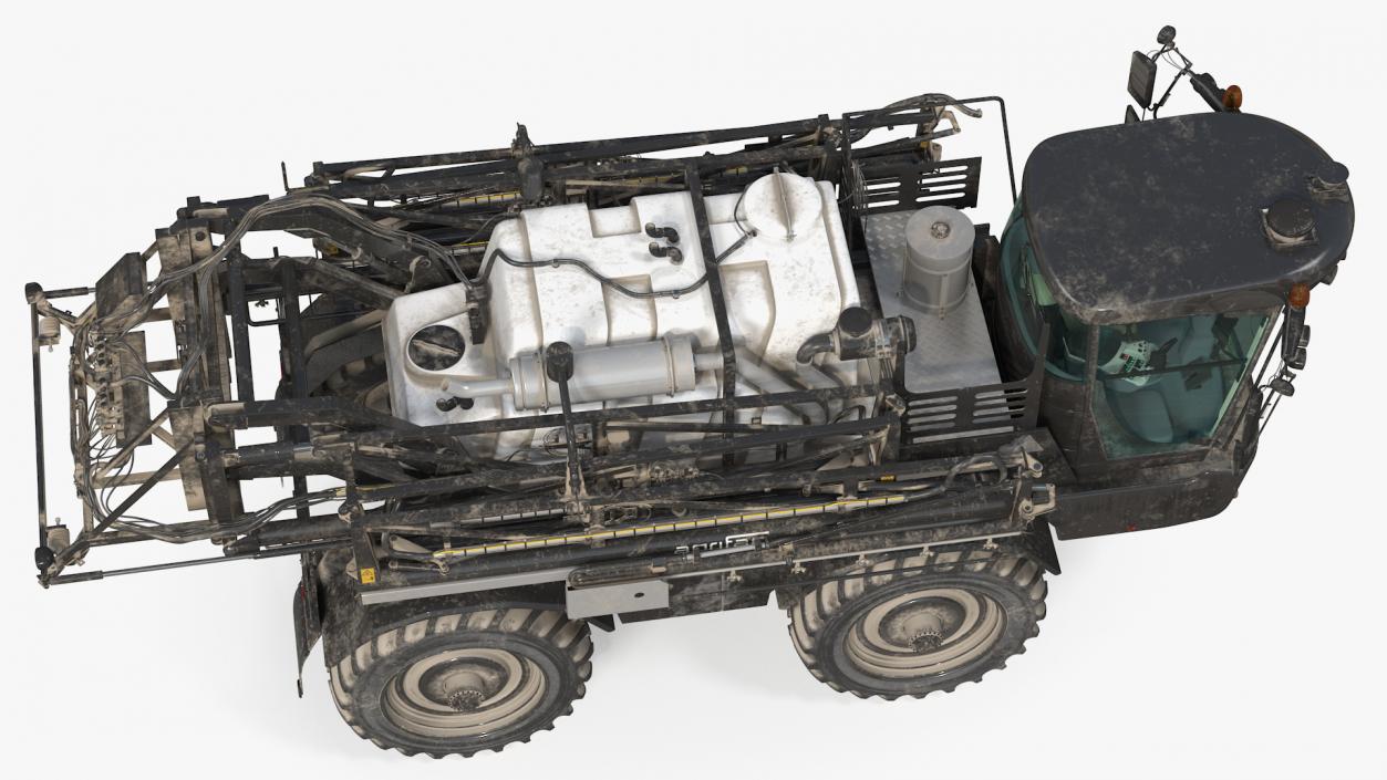 3D Self Propelled Crop Sprayer Dirty model