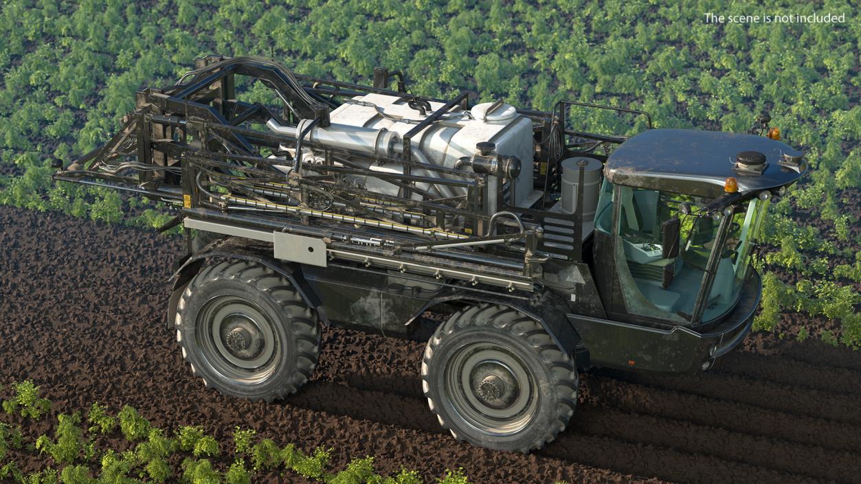 3D Self Propelled Crop Sprayer Dirty model