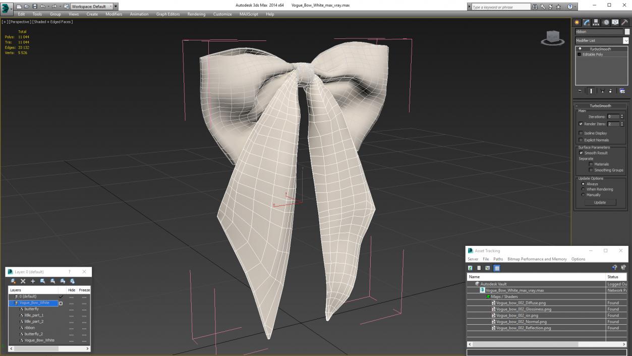 3D model Vogue Bow White