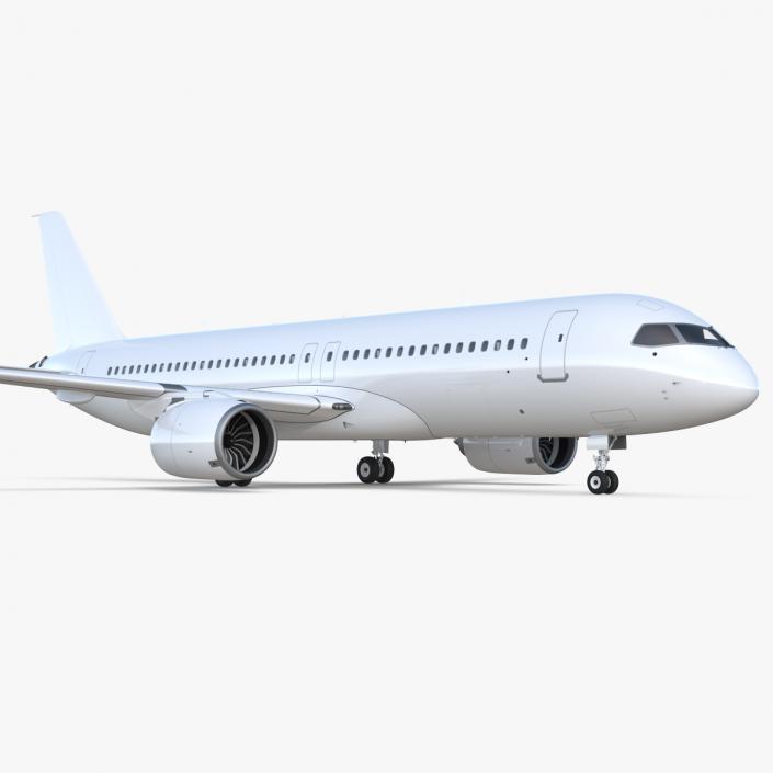 3D model Narrow Body Airliner