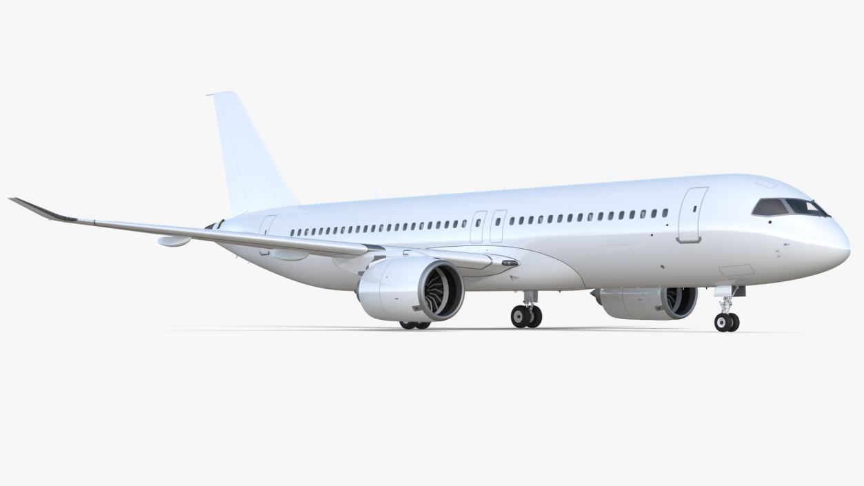 3D model Narrow Body Airliner