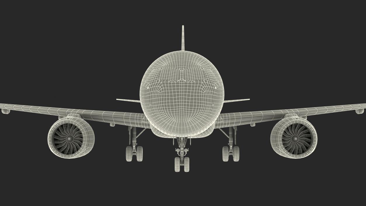 3D model Narrow Body Airliner