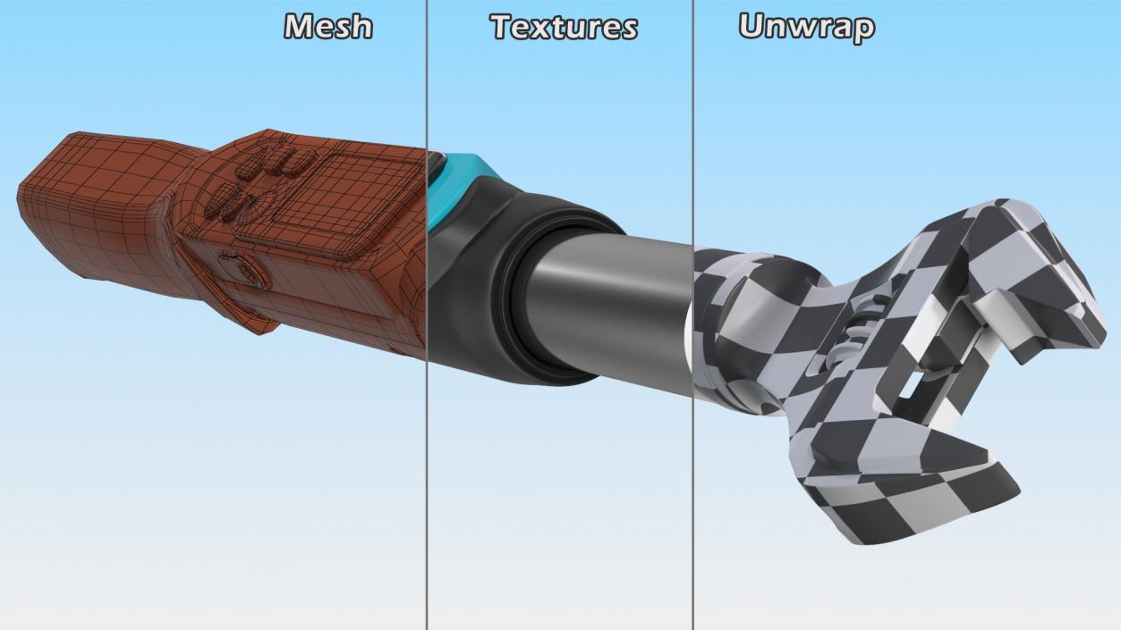 3D model Digital Torque Wrench OFF