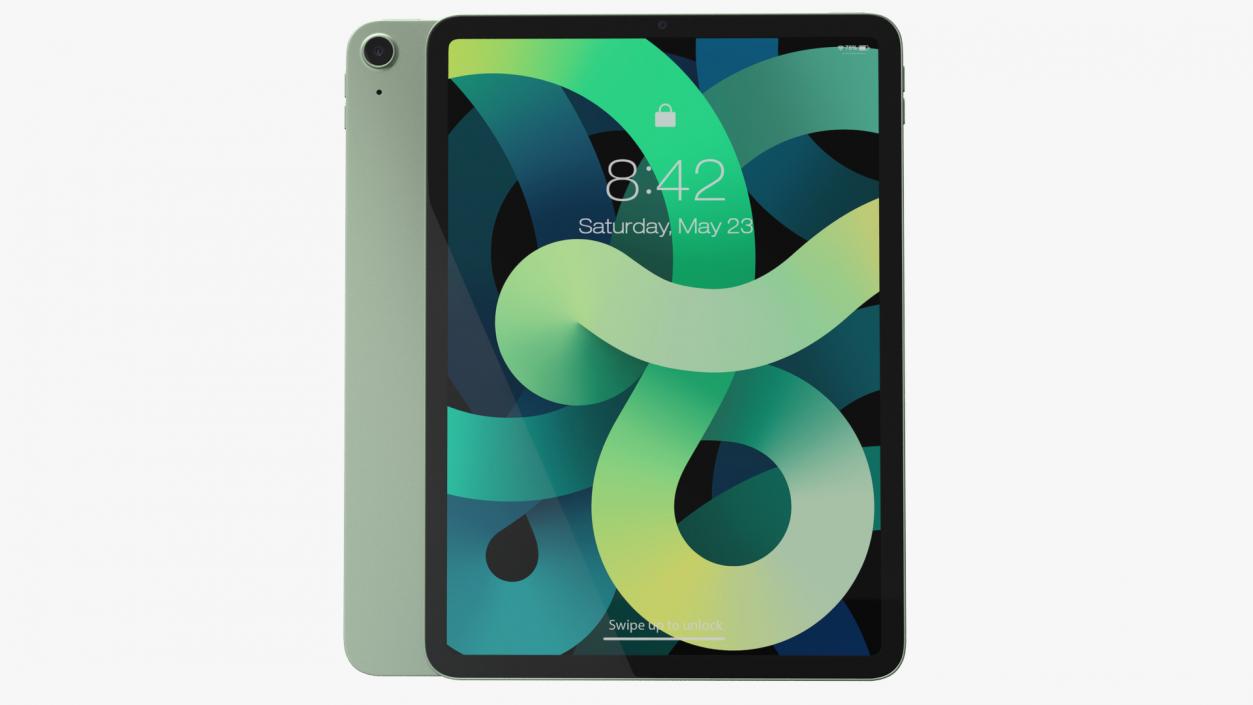 Apple iPad Air 4 2020 Green 3D