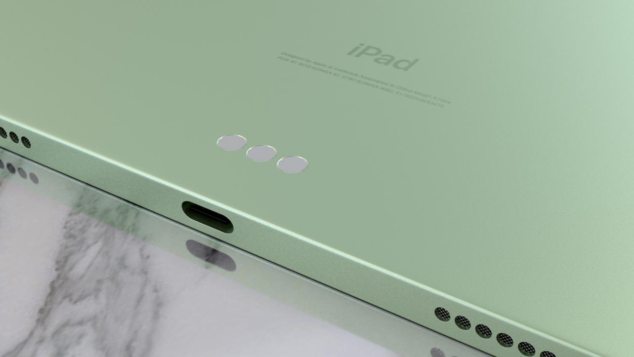 Apple iPad Air 4 2020 Green 3D