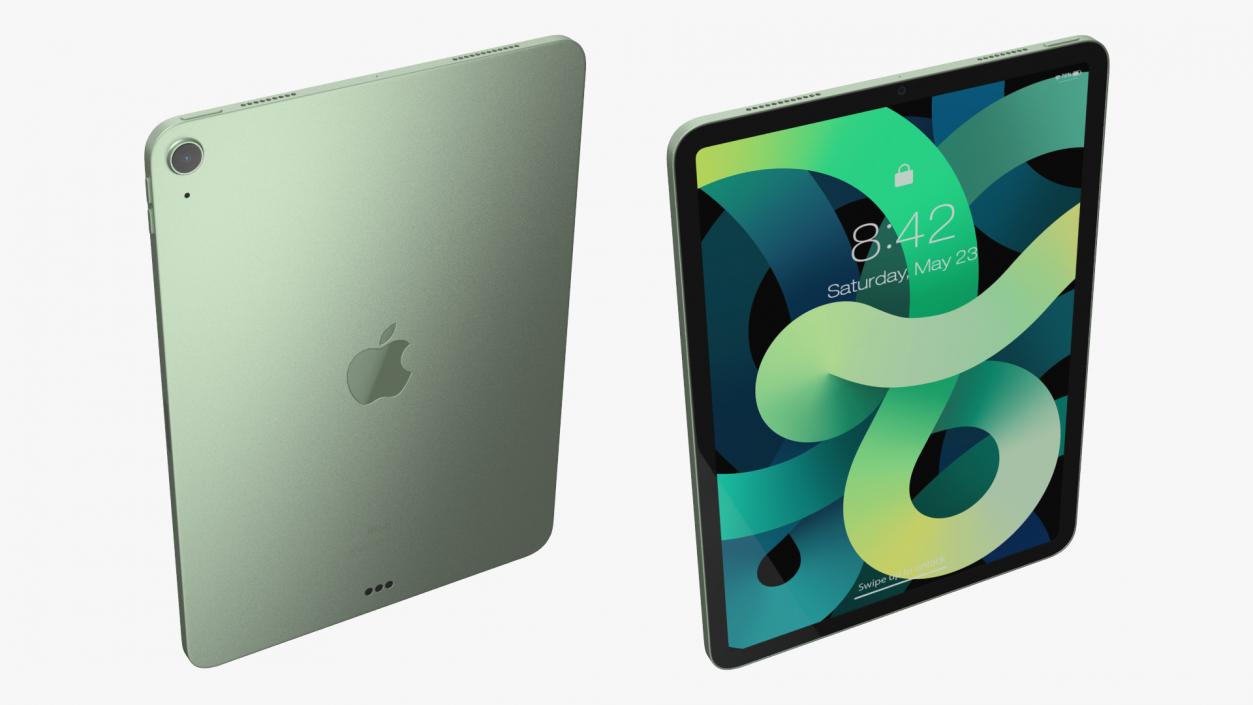 Apple iPad Air 4 2020 Green 3D