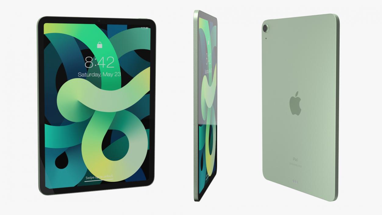 Apple iPad Air 4 2020 Green 3D