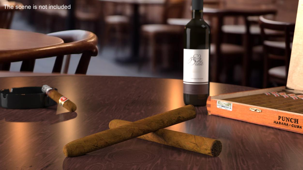 Cuban Cigar Long Burning 3D model