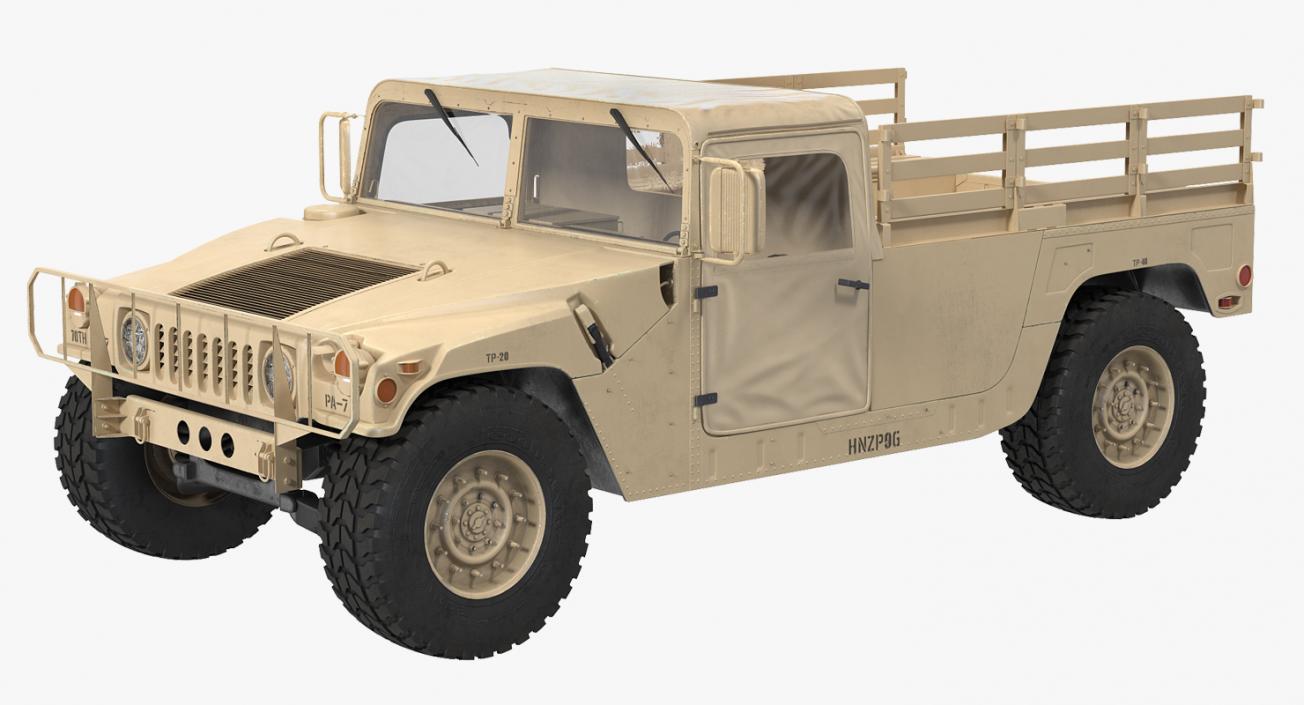 Military Cargo Troop Carrier HMMWV m1038 Desert 3D