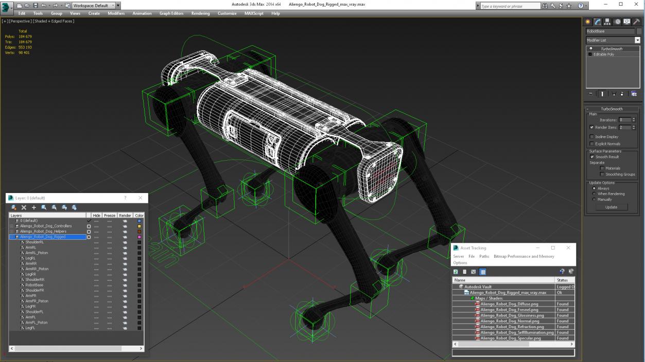 3D model Aliengo Robot Dog(1)