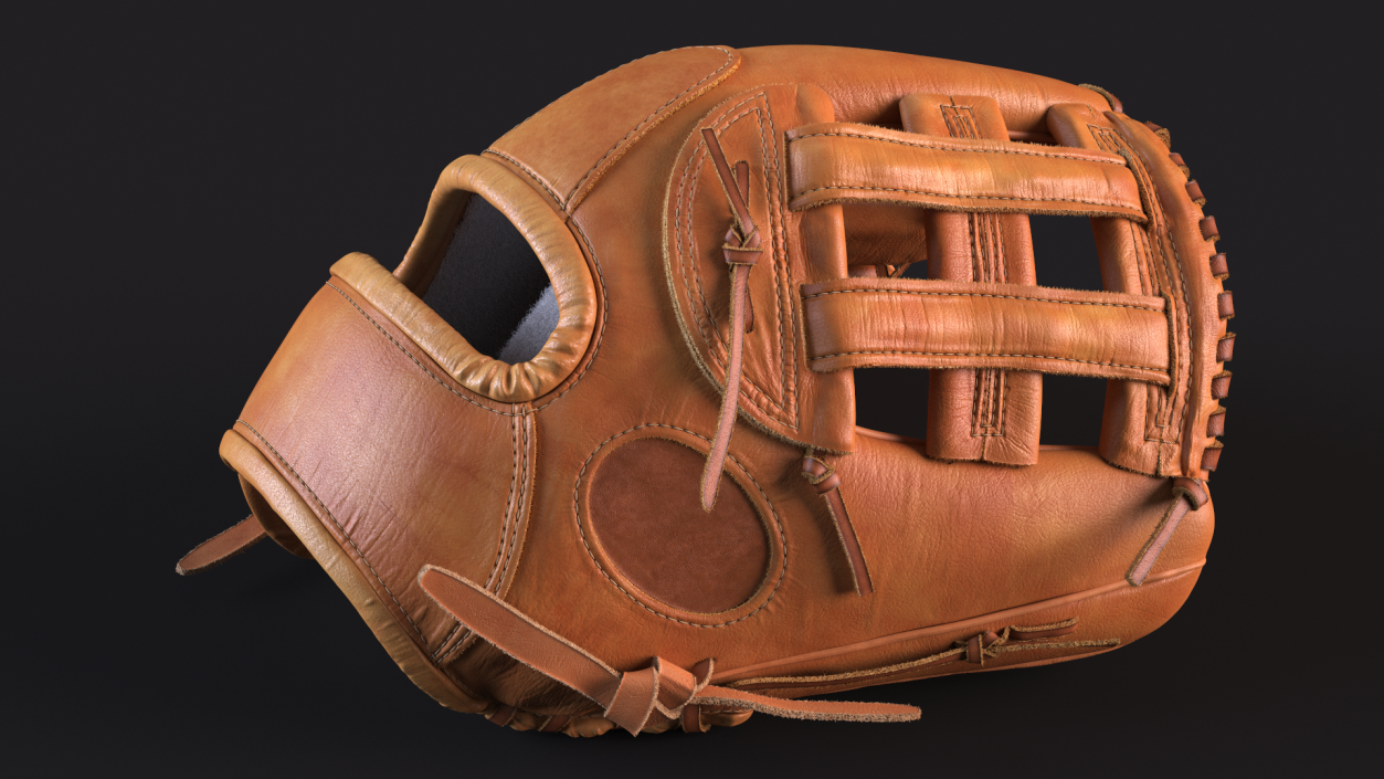 Pro Series Baseball Glove Fur 3D model