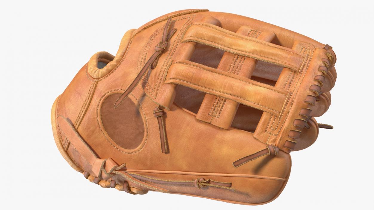 Pro Series Baseball Glove Fur 3D model