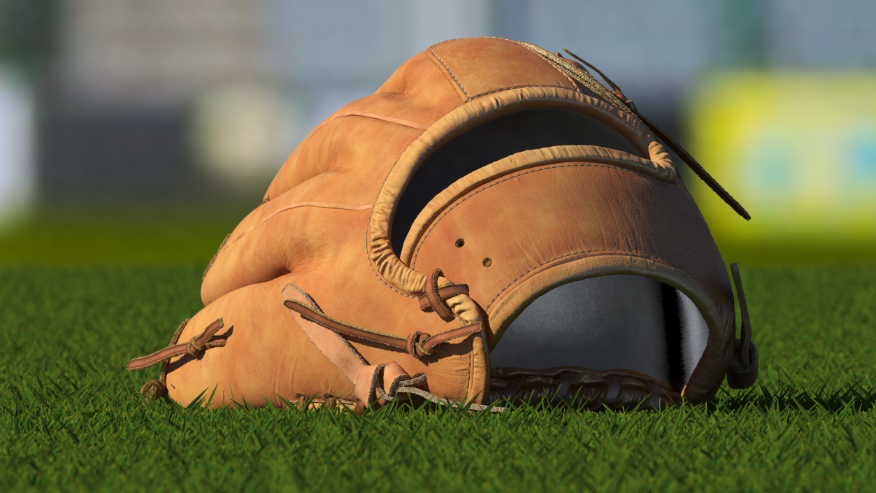 Pro Series Baseball Glove Fur 3D model