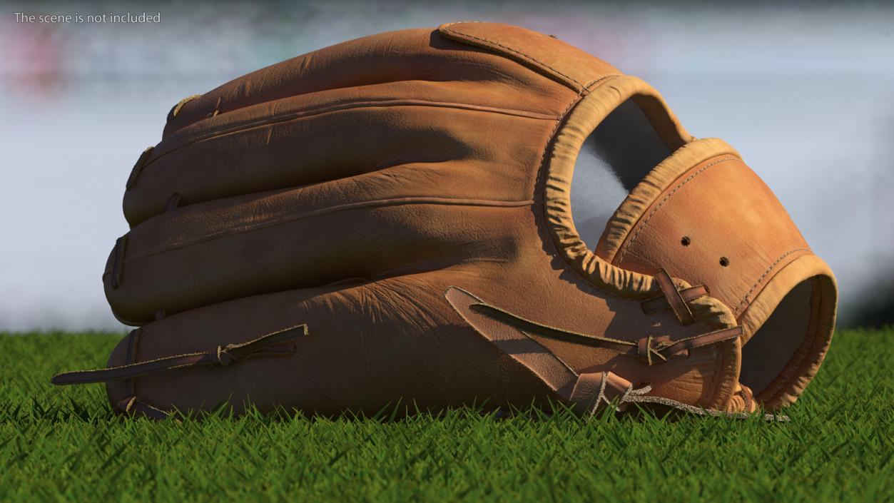 Pro Series Baseball Glove Fur 3D model