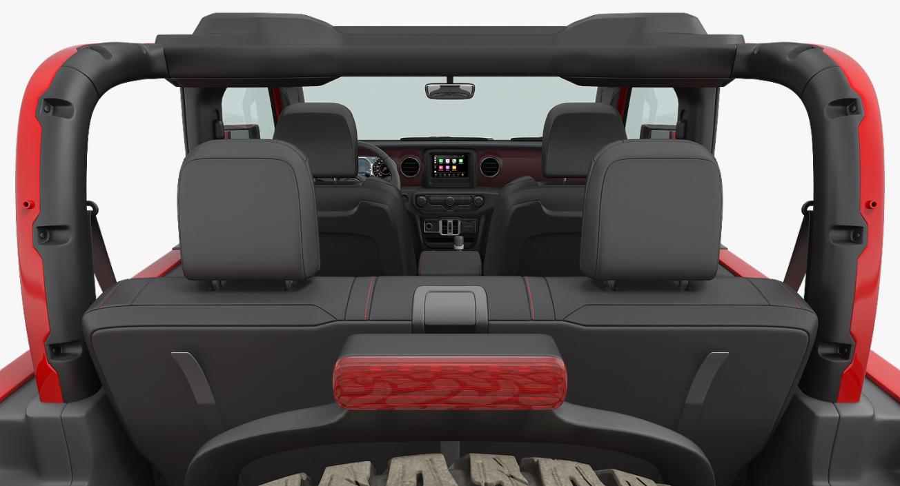 3D JEEP Wrangler JK Rubicon Sport Dirty Rigged model