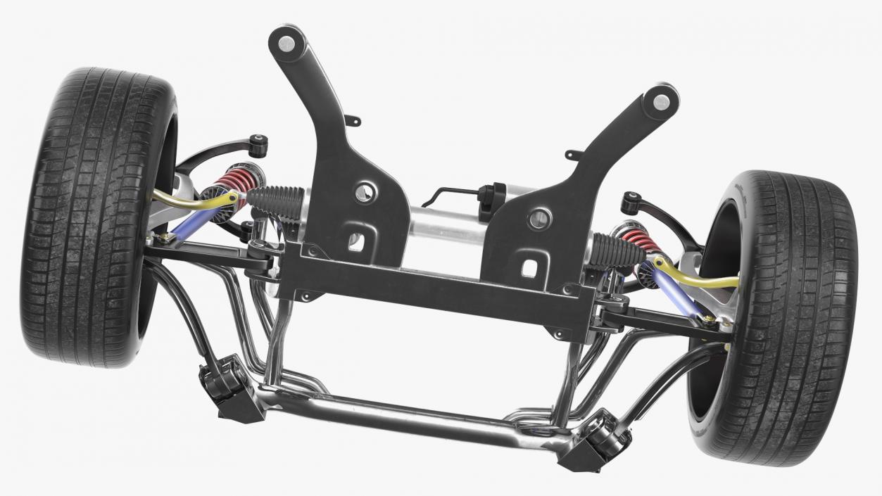 3D Car Suspension System 2 model