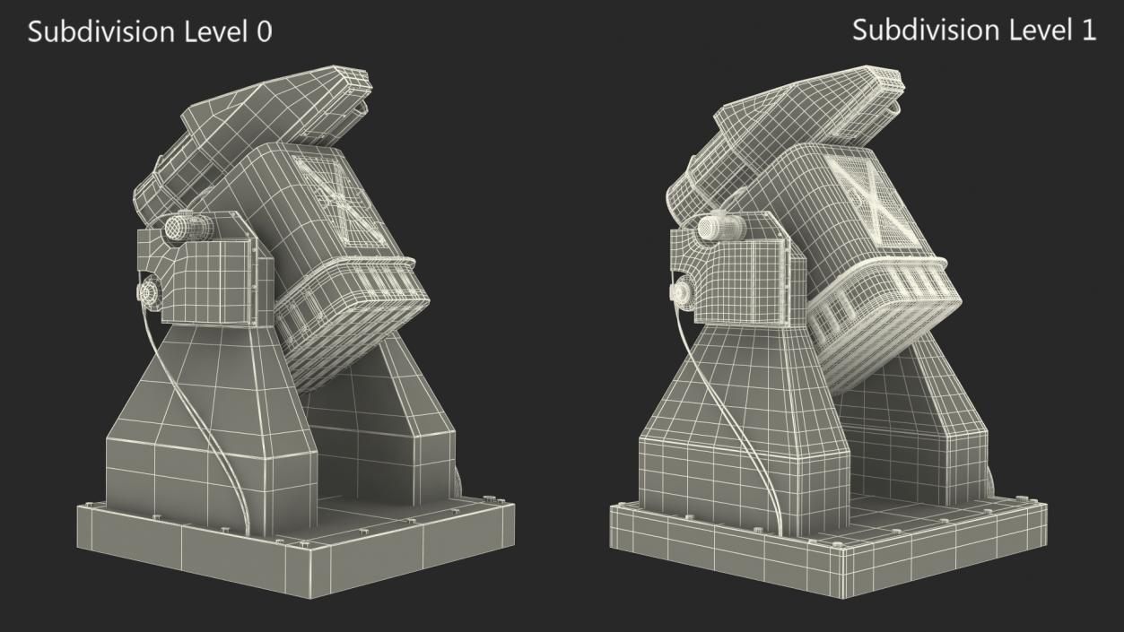 3D model Laser Defense Turret