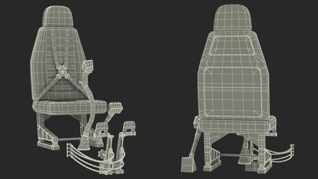 Pilot Seats Collection 2 3D model