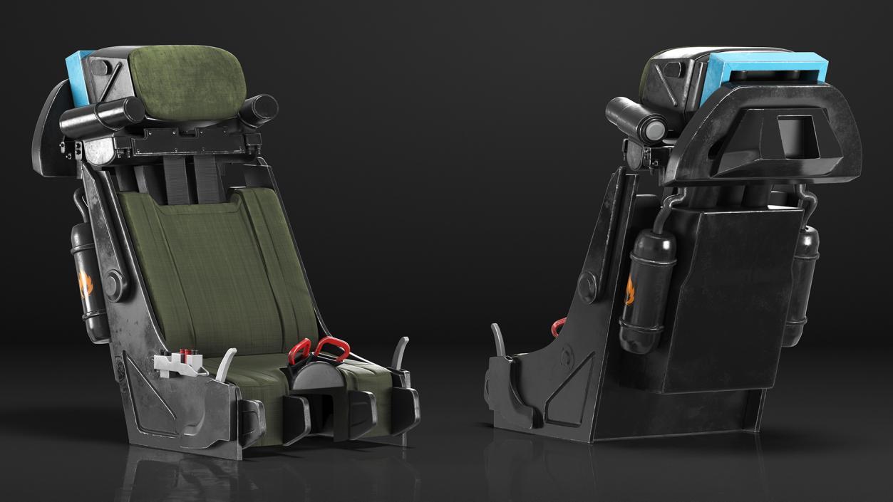 Pilot Seats Collection 2 3D model