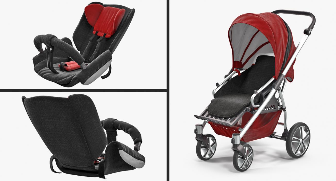 3D model Baby Buggy