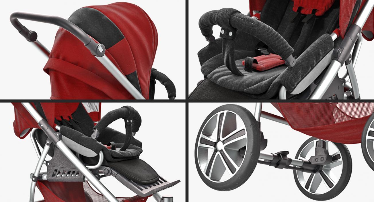 3D model Baby Buggy