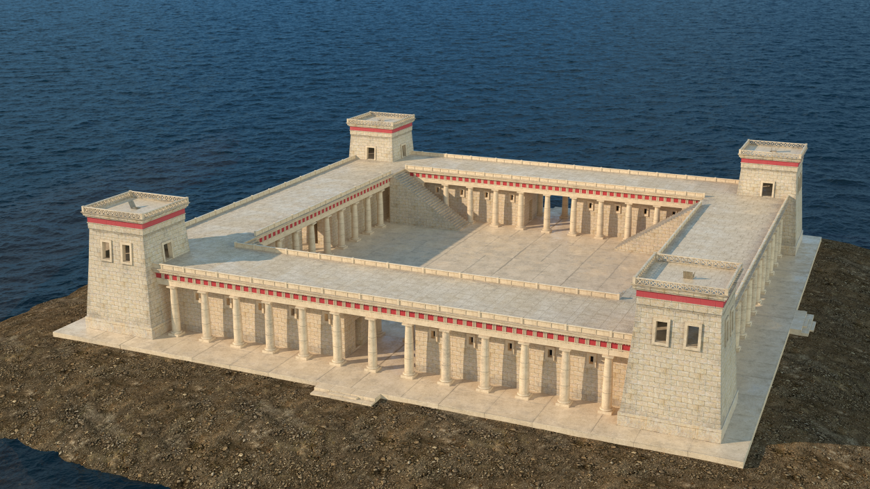 3D model Lighthouse of Alexandria Foundation