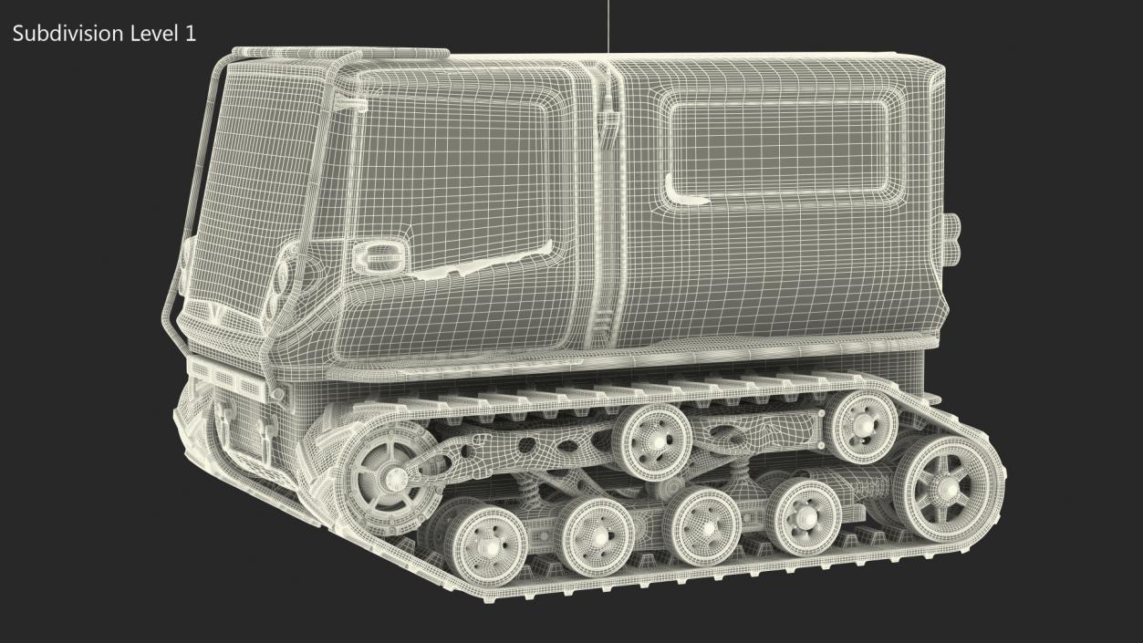 Venturi Polar Vehicle Snowy 3D