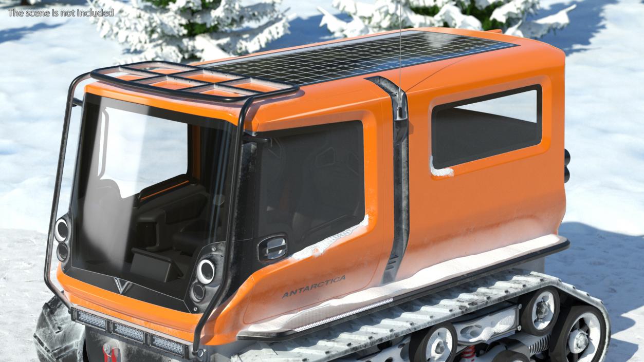 Venturi Polar Vehicle Snowy 3D