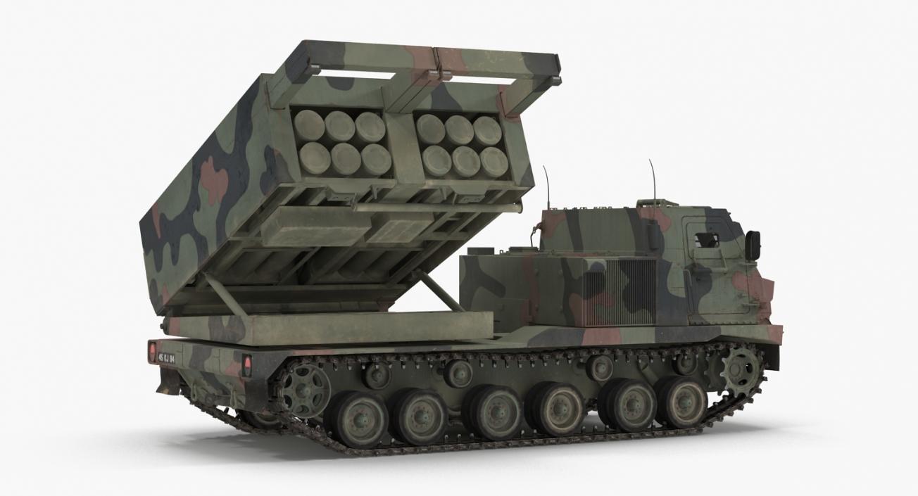 Military Rocket Launcher Vehicles Collection 3D model