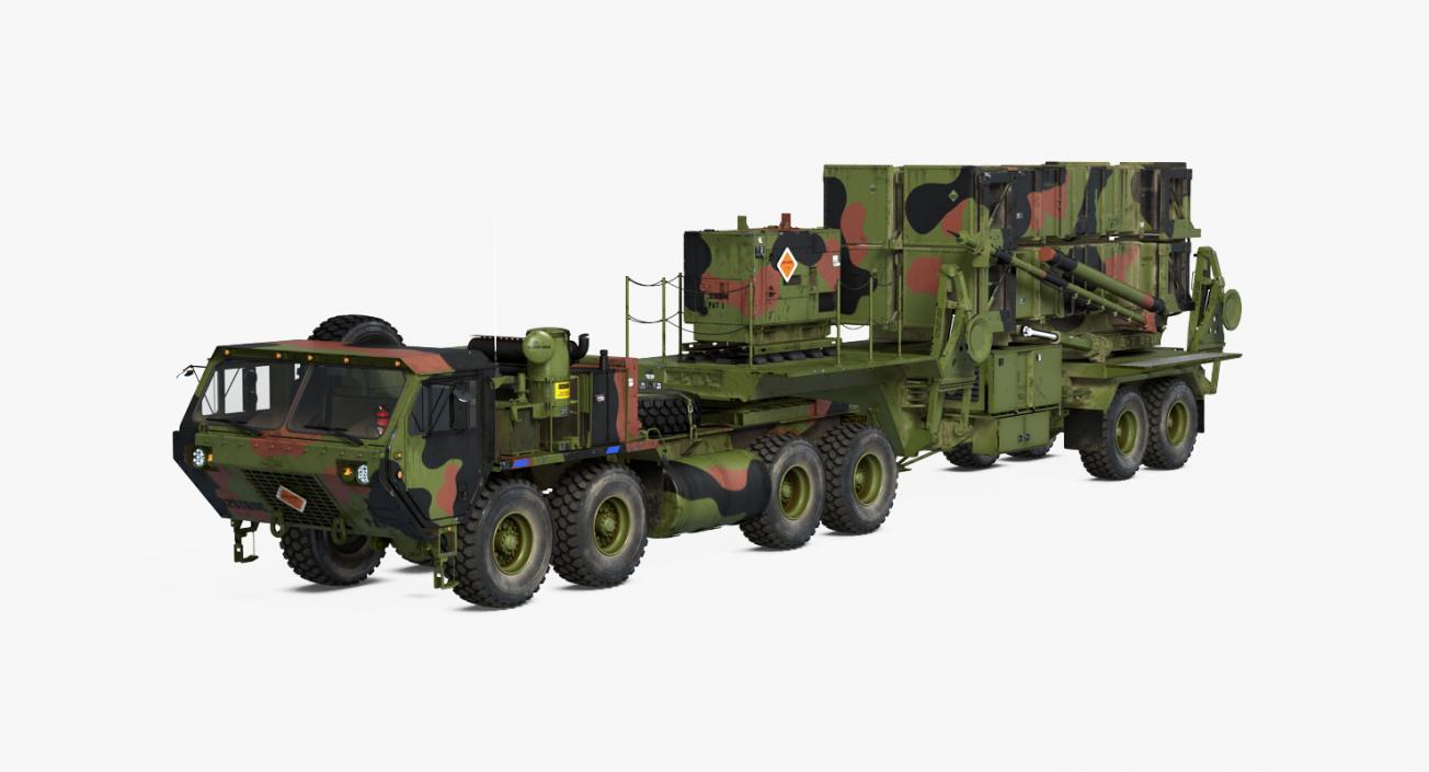 Military Rocket Launcher Vehicles Collection 3D model