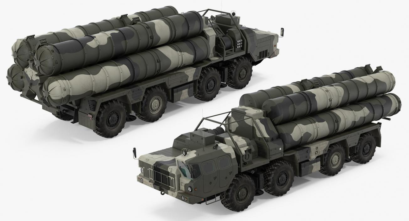 Military Rocket Launcher Vehicles Collection 3D model