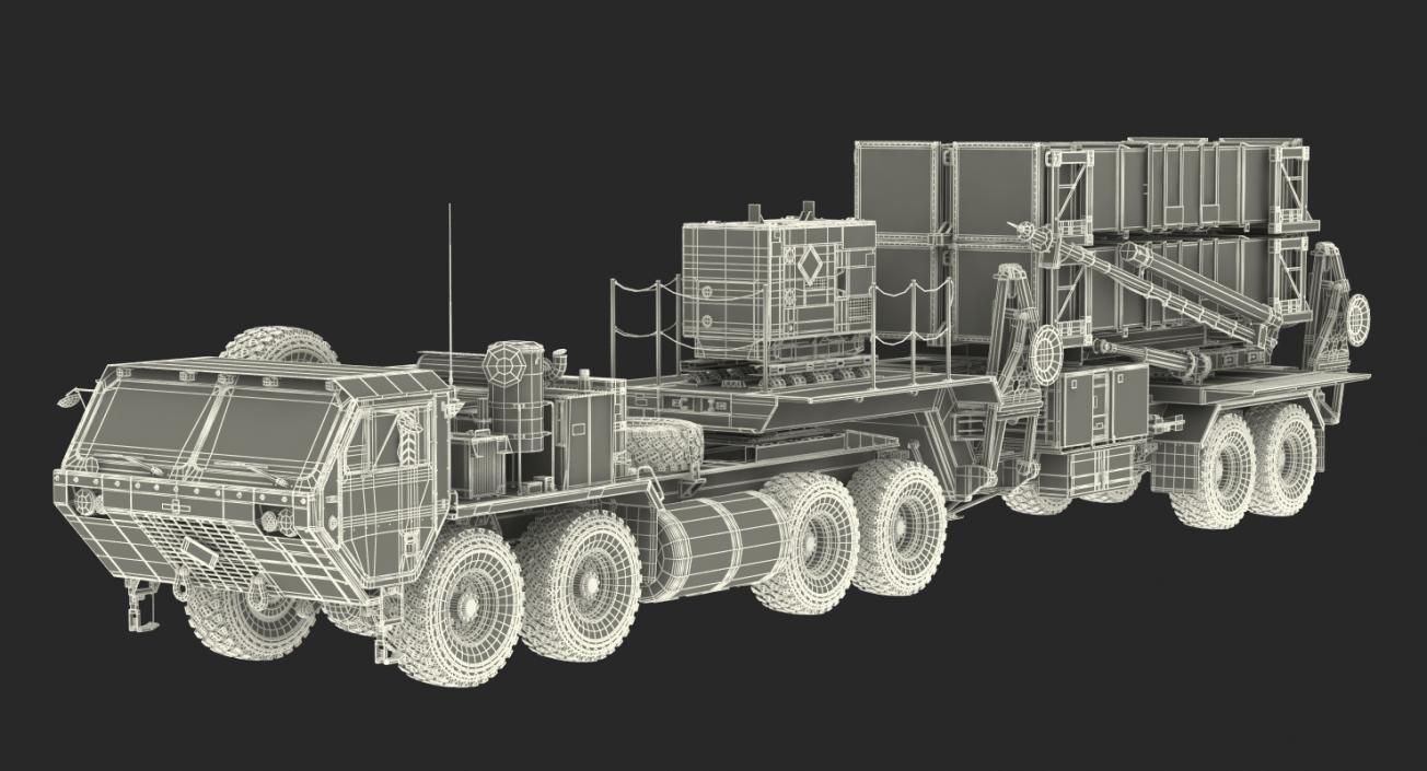 Military Rocket Launcher Vehicles Collection 3D model