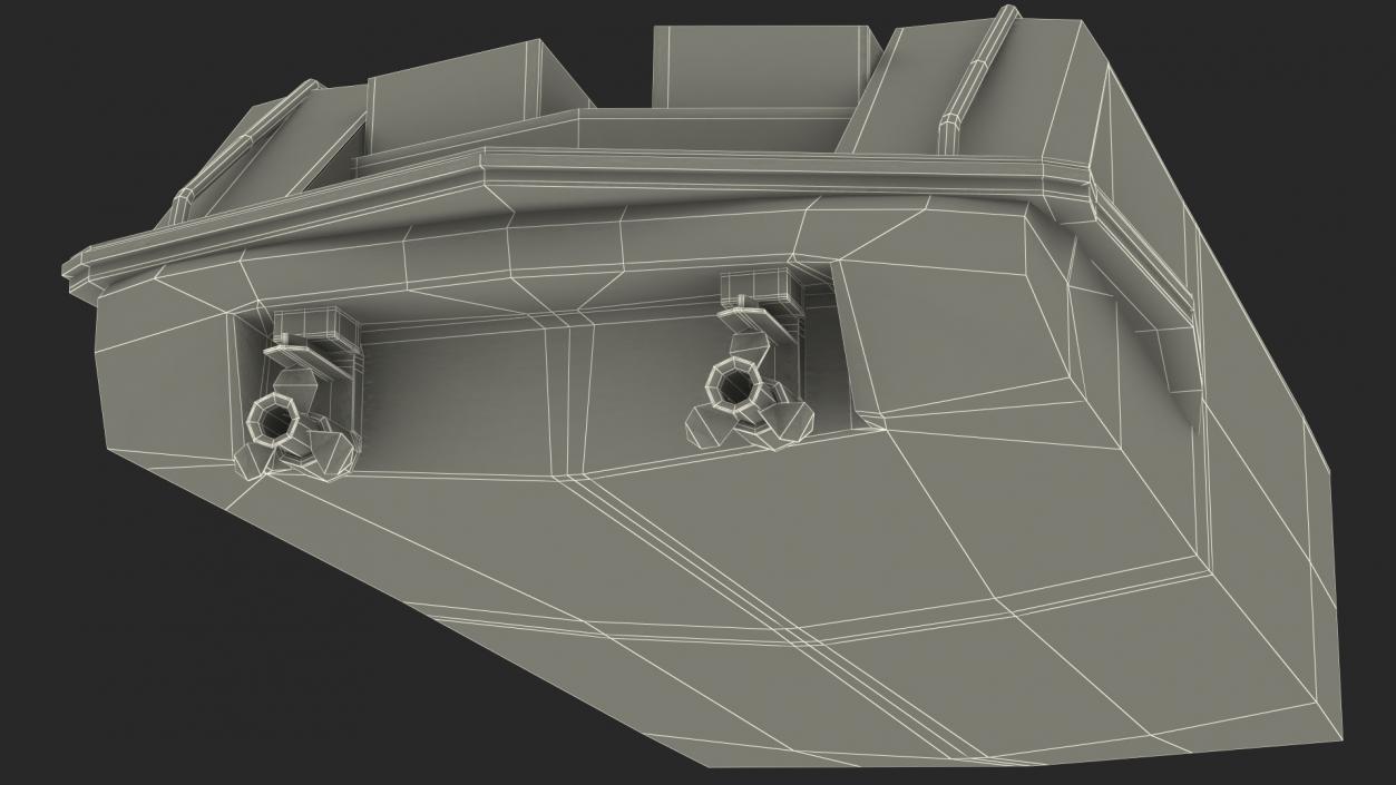 3D model Small Motorboat