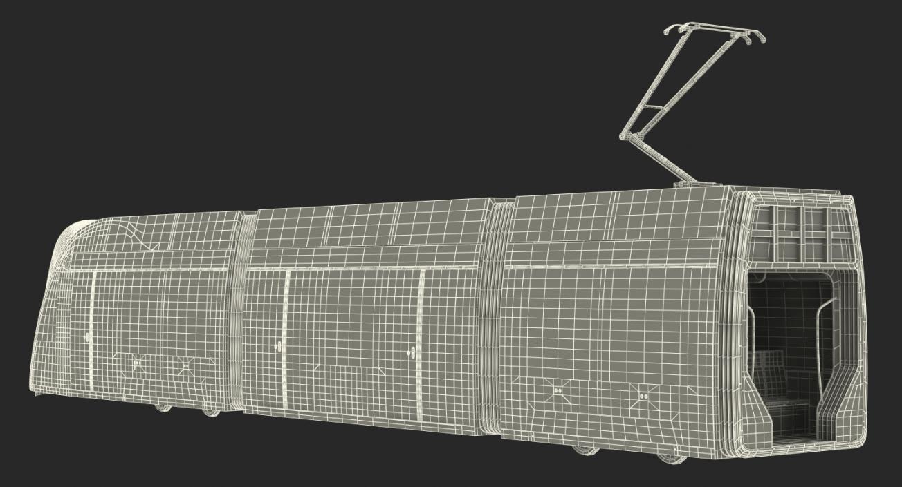 3D Luxembourg Tram Urbos