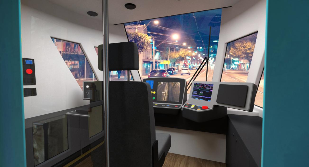 3D Luxembourg Tram Urbos