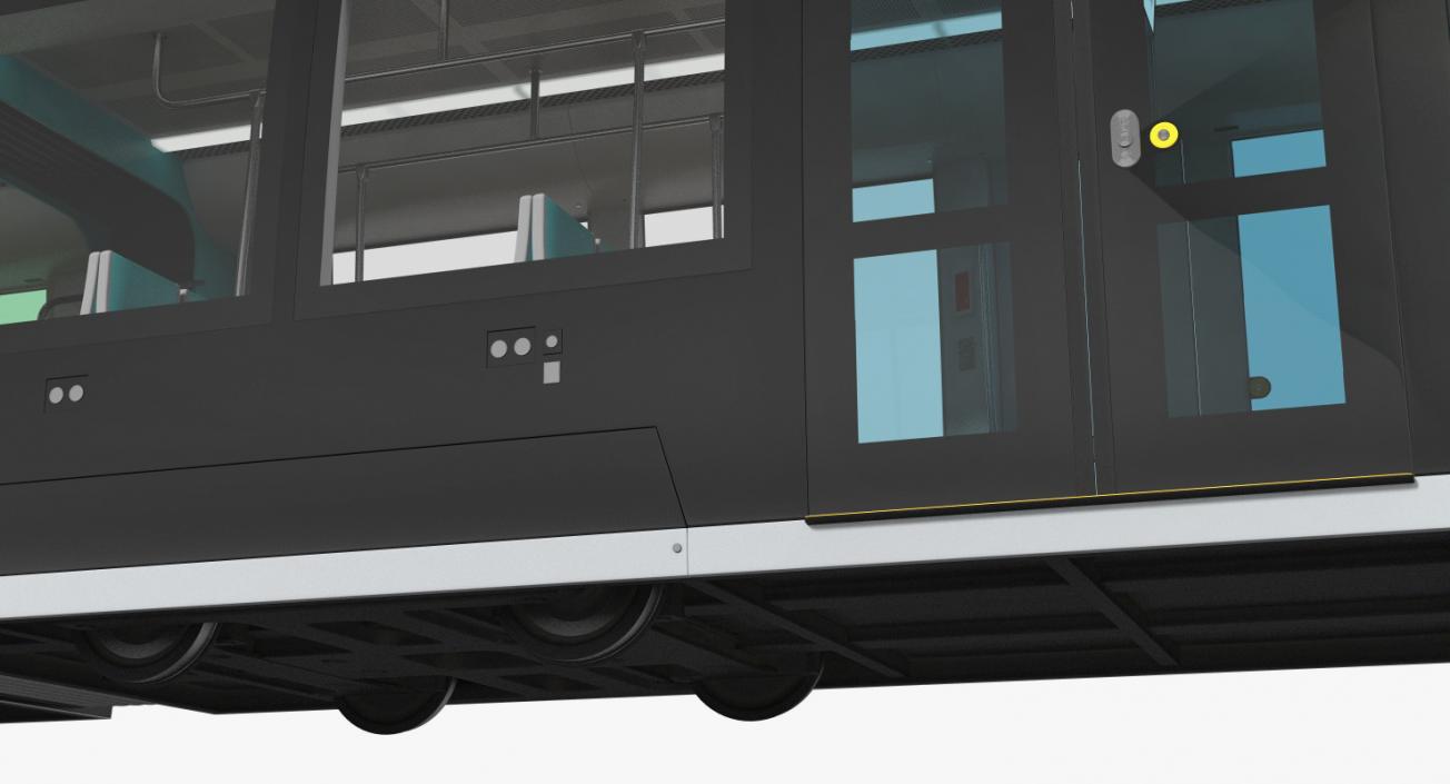 3D Luxembourg Tram Urbos