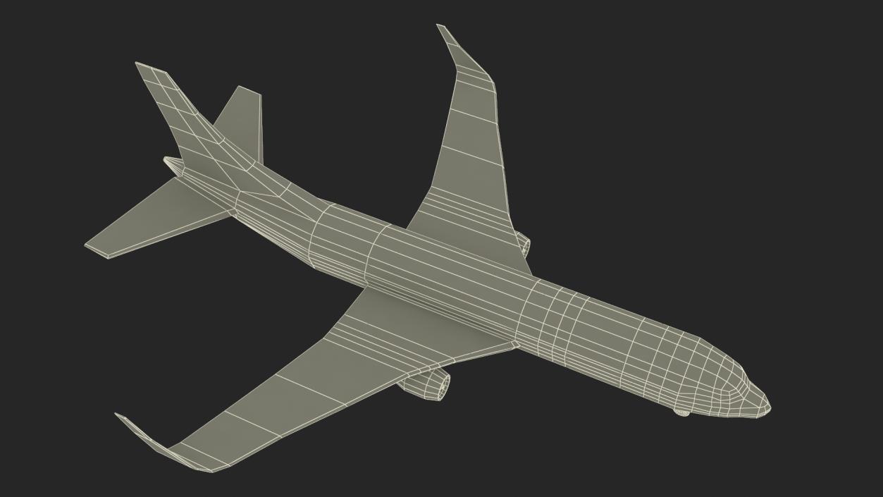 Low Poly Stylized Model Airplane 3D