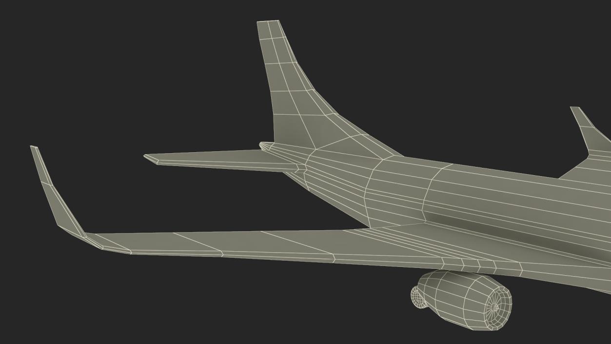 Low Poly Stylized Model Airplane 3D