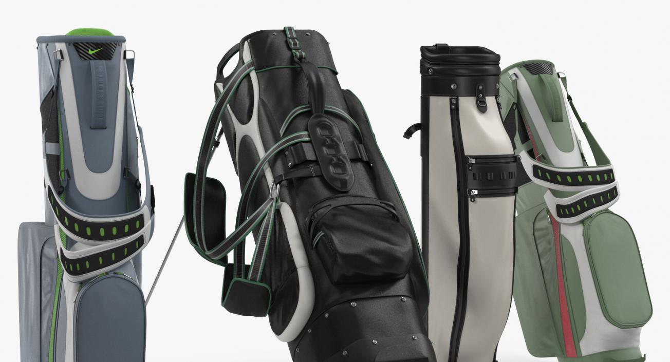 Golf Bags Collection 5 3D